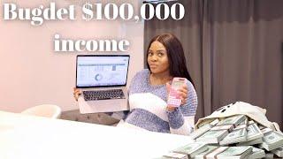 How I Budget, How to Make a Budget | Budget a $100,000 Salary with me | Monthly Budget Canada