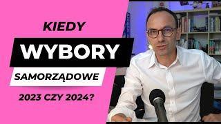 Kiedy Wybory samorządowe? W 2023 czy 2024? Jacek Babiel