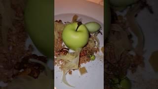 THE APPEL PEGAN NUT FENNEL ANG YUZU #2michelinstarrestaurant #facil #wow #delicious #shorts