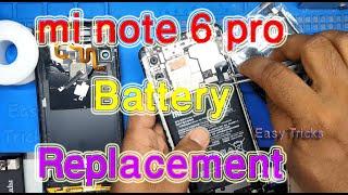 Xiaomi Redmi Note 6 Pro battery replacement || Easy Tricks