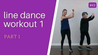 Easy Line Dance Workout 1 Part 1 | Seniors, Beginners