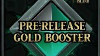 Opening a Island Hunters Pre-Release Gold Booster Pack