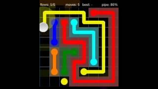 Flow Free 8x8 Level 22 walkthrough Bonus Pack