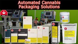 Automated Cannabis Packaging Solutions Dual Side Carton Print System and Pouch Solution