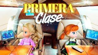 Las Junior Viajan en Avion en Primera Clase  | Princesas de Disney