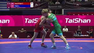 1/4 GR - 48 kg: T. GALSTYAN (ARM) v. L. FIGE (HUN)