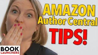 Amazon Author Central Tips