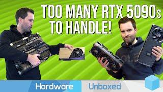 42 Graphics Cards! Hands-On With RTX 5090, RTX 5080, RX 9070 XT, RTX 5070 and More