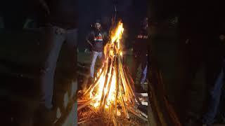 Midnight Campfire#midnight #campfire #winter #Bangladesh