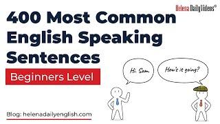 400 Most Common English Speaking Sentences you must learn