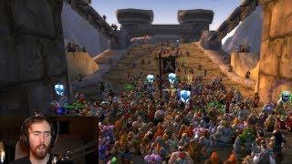 Asmongold Dwarf Army WoW Stress Test, 200+ Dwarfs