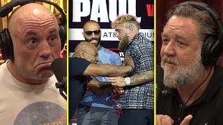 Russell Crowe On Jake Paul & Mike Tyson "It's A Circus" | Joe Rogan & Russell Crowe