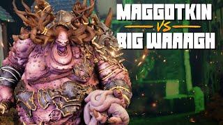 Maggotkin of Nurgle vs Orruk Warclans - An Age of Sigmar Battle Report