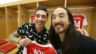 Steve Aoki Meets Hector Bellerin of Arsenal [Part 1 of 2]