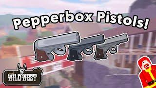 NEW Pepperbox Pistols - Sneak Peek - The Wild West - Roblox