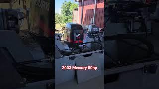 2003/04 Mercury 50hp in-line 3cyl oil-injected 2-stroke. @OutboardMadness #outboardmadness