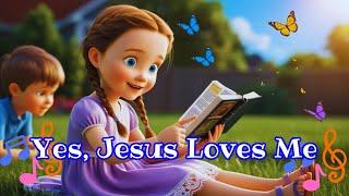 Jesus Loves Me This I Know, with lyrics | Worship Songs for Kids | Christian Music for Children