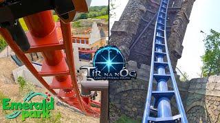 NEW FOR 2024 Roller Coasters | Tír na nÓg at Emerald Park | On-Ride POVs 4K