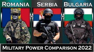 Romania vs Serbia vs Bulgaria Military Power Comparison 2022