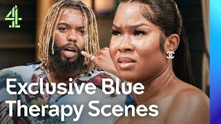 never seen before exclusive blue therapy scenes