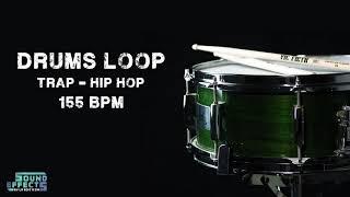 FREE DRUMS LOOP - Trap / Hip Hop - 155 BPM 