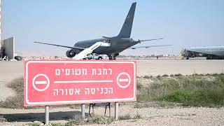 KC-46 Pegasus’ take-off from Nevatim Airbase, Israel during Juniper Oak 2023