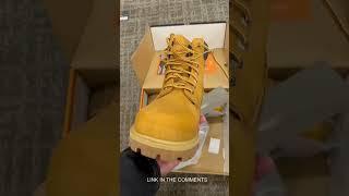 This is a up close look at the Timberland Pro Work Boots found on AMAZON!