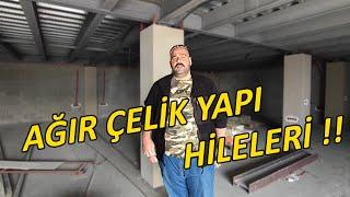 AĞIRÇELİK YAPI HİLELERİ #prefabrik #prefabrikvilla #prefabrikyapılar #çelikkonstrüksiyon #çelikyapı