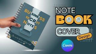 Notebook Cover Design in Canva | Business Notebook Cover | Book Cover Design