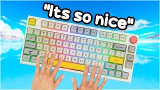 I GAVE My FRIEND A Keyboard ⌨️ (THOCK)