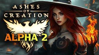 XP Farming LVL 24-25 Ashes Of Creation Mage Build - Alpha 2 Phase 2 Gameplay