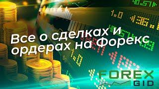 Сделки и ордера на Форекс. Take Profit и Stop Loss.  Часть 1.