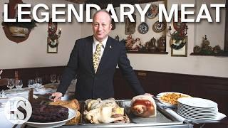 The Legendary Boiled and Roasted Meat Trolley in the Oldest Michelin Restaurant in Italy