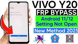 Vivo Y20 Frp Bypass 2025/Vivo Y20 Frp Bypass Android 11/12 Without Pc/GSM DEVIL/New Security unlock