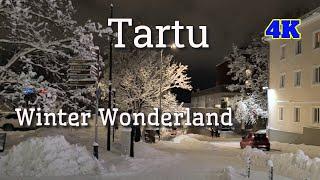 WINTER WONDERLAND Awaits in Tartu Estonia 2025 in stunning 4K #tartu #estonia #visitestonia