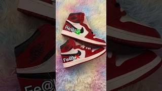 Real Vs Fake Chicago Lost & Found Jordan 1 #sneakerhead #sneakers #viral