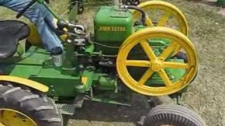 Modified Garden Tractor with John Deere Hit and Miss Engine