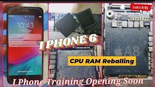 iPhone 6 dead recover By CPU RAM Reballing