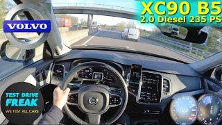 2022 Volvo XC90 B5 AWD 235 PS TOP SPEED AUTOBAHN DRIVE POV