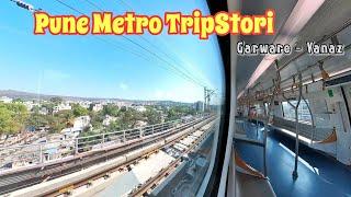 Pune Metro Vlog | Garware College to Vanaz and Back | Timings And Cost | Aapli Metro TripStori