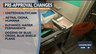 Health insurance companies are promising changes to pre approval process