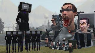 NEW ULTIMATE MECHA TV MAN BOSS VS ALL SKIBIDI TOILET BOSSES In Garry's Mod!