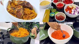 UPGRADED SMOKEY PARTY JOLLOF RICE RECIPE | STEP BY STEP | VERY DETAILED!