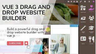 vue 3 drag and drop website builder - The the slide image uploader part 2