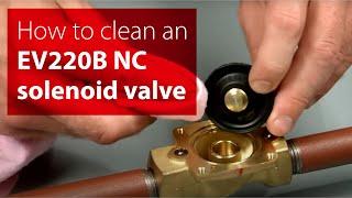 How to clean an EV220B NC solenoid valve | Step-by-step instructions