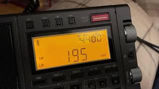 Tecsun Pl-990x vs Sony ICF-2001D longwave test.