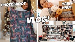 Yarn Haul + Last Market Of The Season + Photoshoot | VLOG