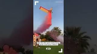 Pilot dies after plane crashes during gender reveal party in Mexico