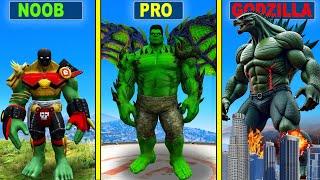 Upgrading HULK to GODZILLA HULK in GTA 5!
