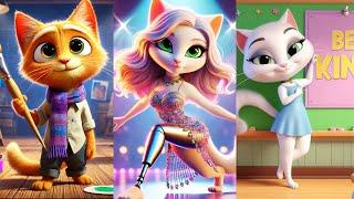 From Rags to Riches: Cats Who Conquered the Impossible! #ai #catlover #cat #cartoon #cutecats